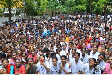 Happy Wedding Movie Team at Sims College Guntur